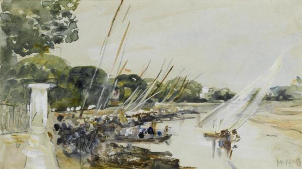 On The Nile by Hercules Brabazon Brabazon