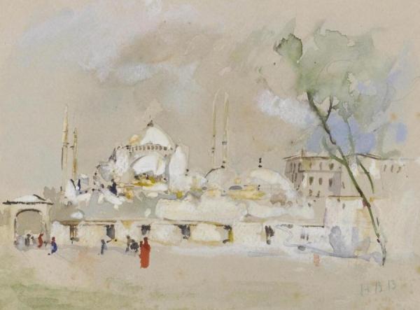 The Hagia Sophia, Istanbul by Hercules Brabazon Brabazon