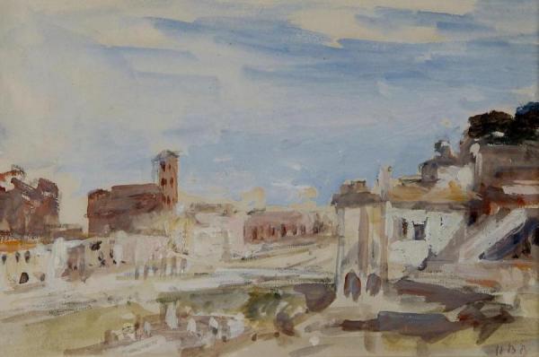 View Of Rome by Hercules Brabazon Brabazon