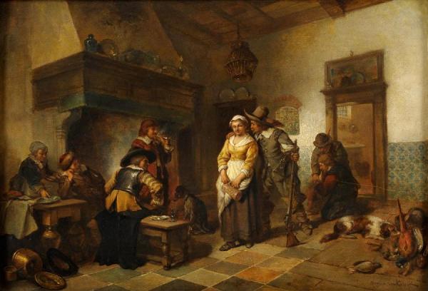 The Beautiful Hostess by Herman Frederik Carel Ten Kate