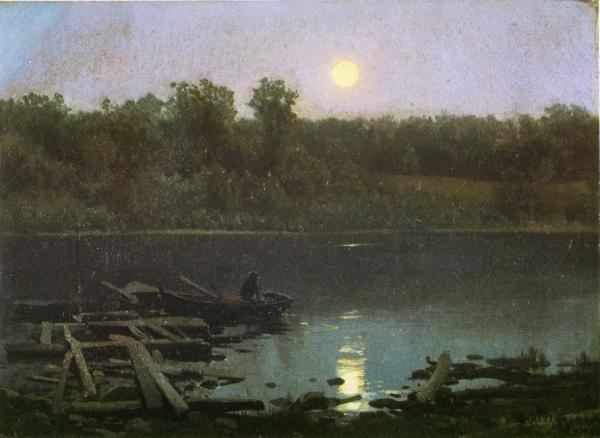 Fishing For Supper by Herman Herzog Oil Painting Reproductions