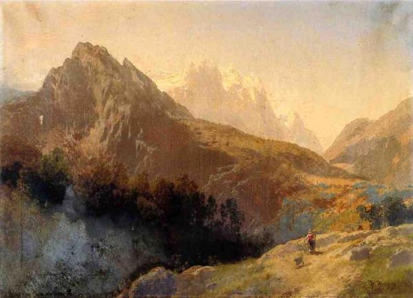 In The Alps by Herman Herzog