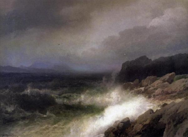 Maine Coast Near Bar Horbor by Herman Herzog