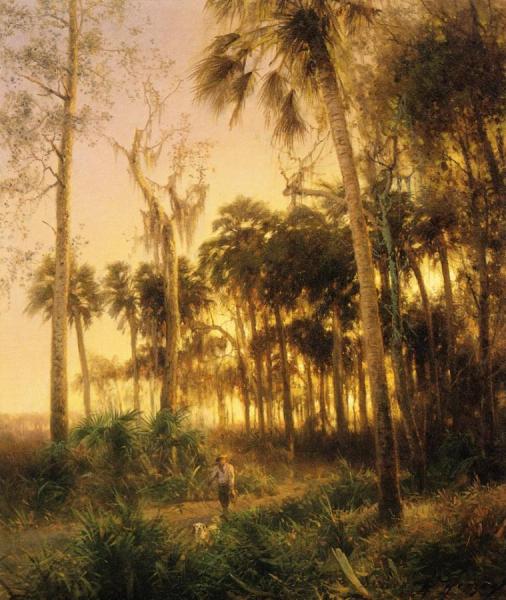 Sunset Near Low Creek, Florida by Herman Herzog
