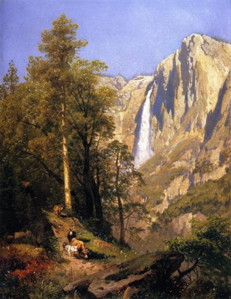 The Upper Yosemite Falls by Herman Herzog
