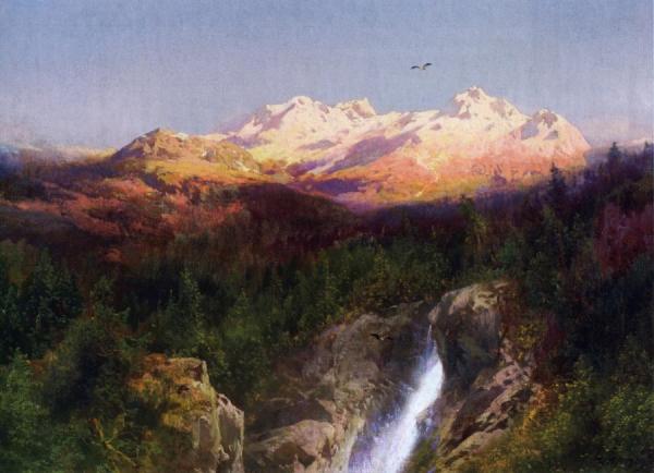 Western Landscape by Herman Herzog