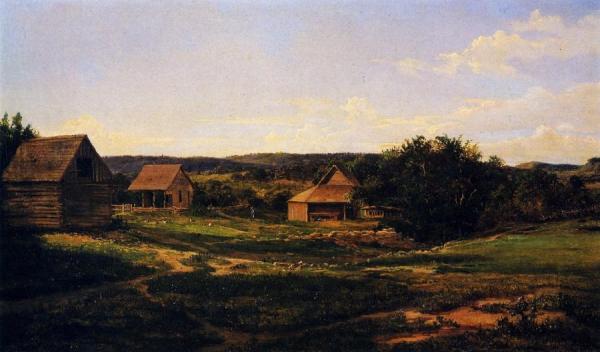 August Schroeter Ranch On The Colorado River by Herman Lungkwitz