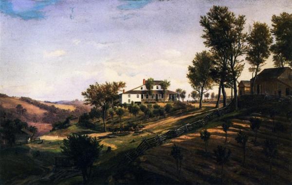 Herman Lungkwitz Hubbard Farm Of Dana On Chapline Hill