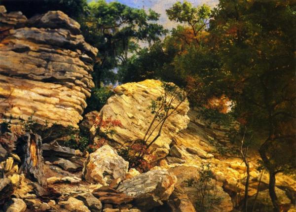 Split Rok On Shoal Creek, Austin by Herman Lungkwitz