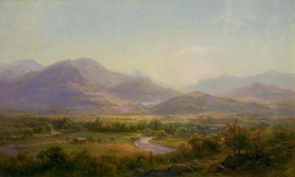 View Of The Valley by Hermann Fuechsel