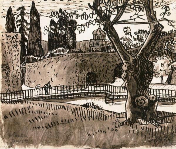 Boboli Garden by Hermann Max Pechstein