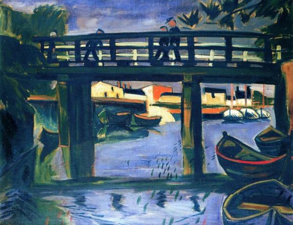 Bridge by Hermann Max Pechstein