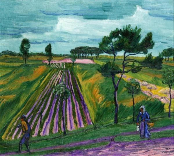 Cold Morning by Hermann Max Pechstein