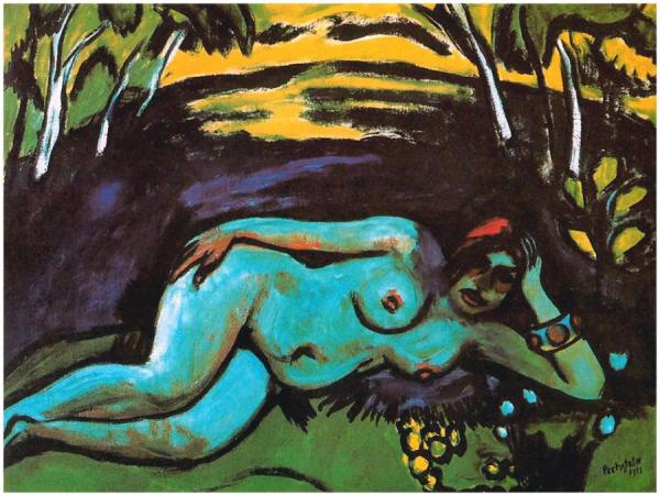 Dawn by Hermann Max Pechstein