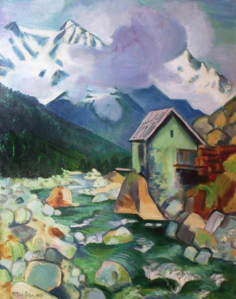 Die Saas by Hermann Max Pechstein