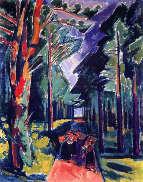 Hermann Max Pechstein Forest