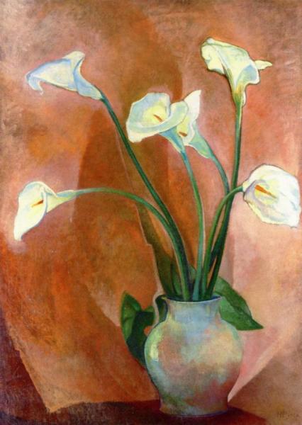 Lilies by Hermann Max Pechstein