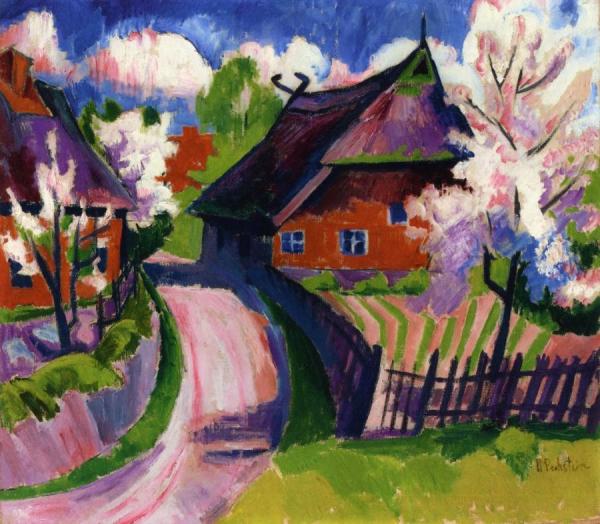 Springtime by Hermann Max Pechstein