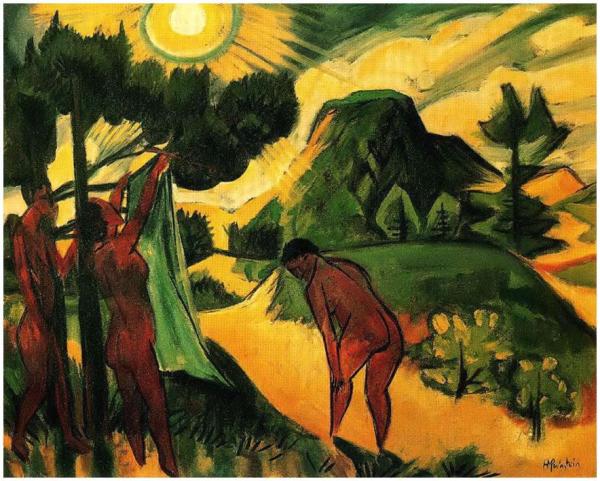 Summer In Nidden by Hermann Max Pechstein