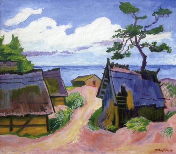 White Cloud by Hermann Max Pechstein Oil Painting Reproductions