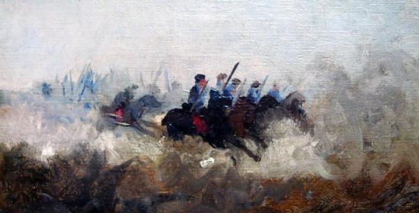 Cavalry by Hermen Anglada Camarasa Oil Painting Reproductions