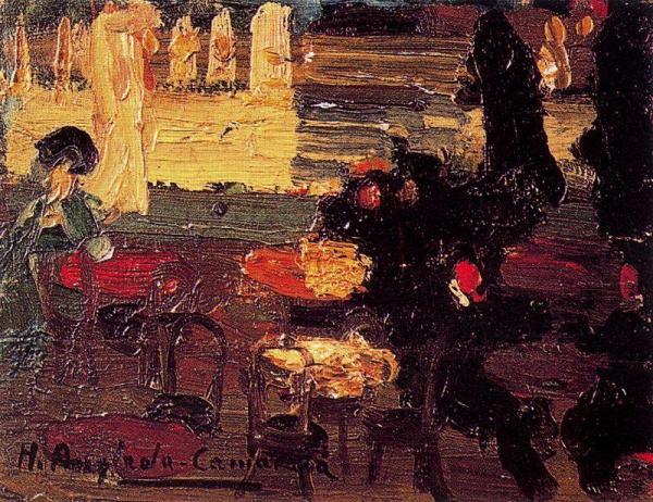 Cuatro Apuntes De París by Hermen Anglada Camarasa Oil Painting Reproductions