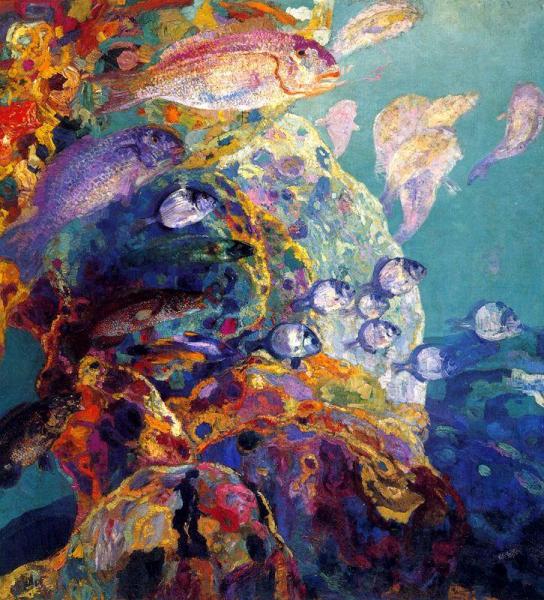 Hermen Anglada Camarasa Grotto At The Bottom Of The Sea