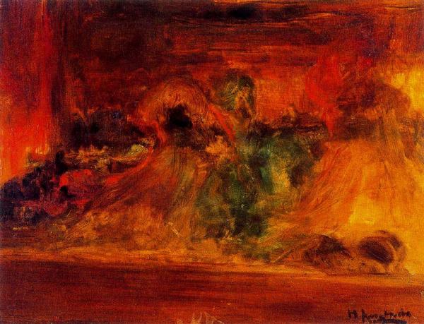 Interior Of A Theater by Hermen Anglada Camarasa
