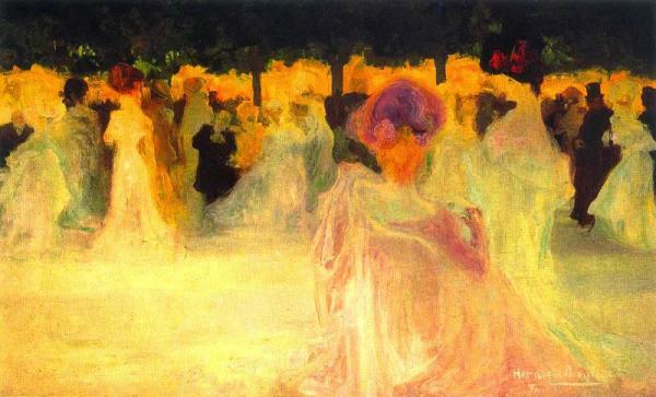 Jardin De Paris by Hermen Anglada Camarasa