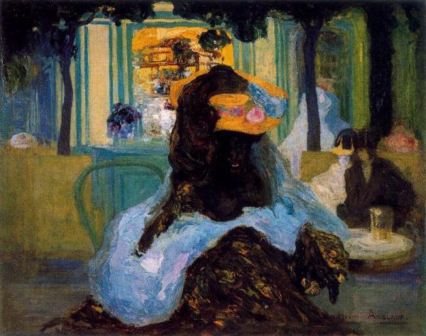 La Dame De L'aigrette by Hermen Anglada Camarasa