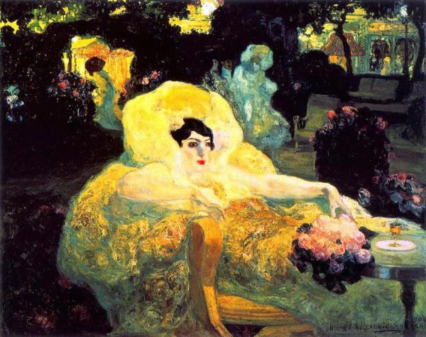 La Peon Blanc by Hermen Anglada Camarasa
