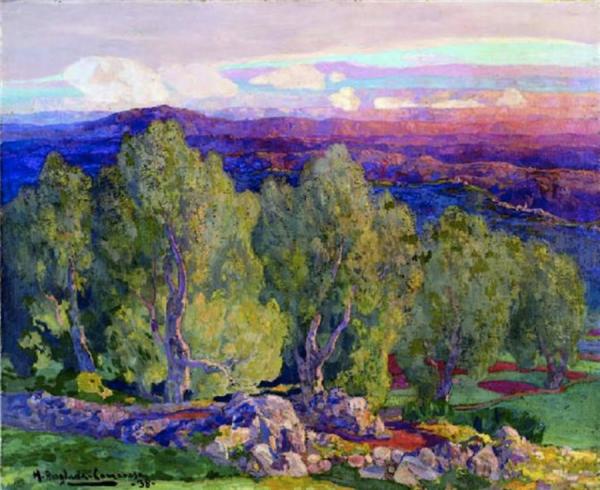 Landscape by Hermen Anglada Camarasa Oil Painting Reproductions