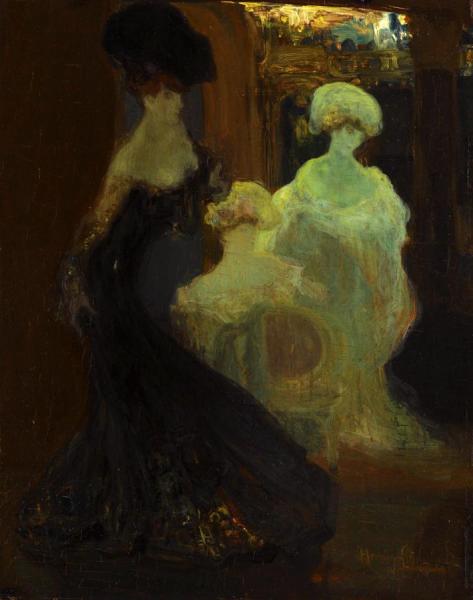 Loge In The Concert-hall by Hermen Anglada Camarasa