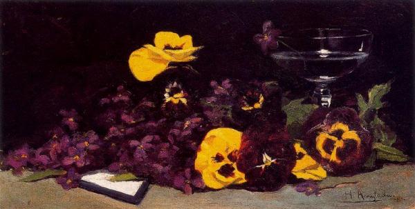 Pansies by Hermen Anglada Camarasa