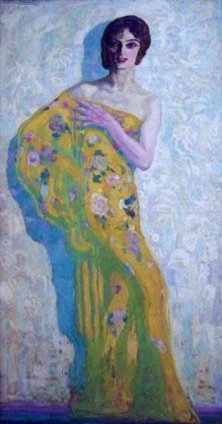 Papallona De Nit by Hermen Anglada Camarasa Oil Painting Reproductions