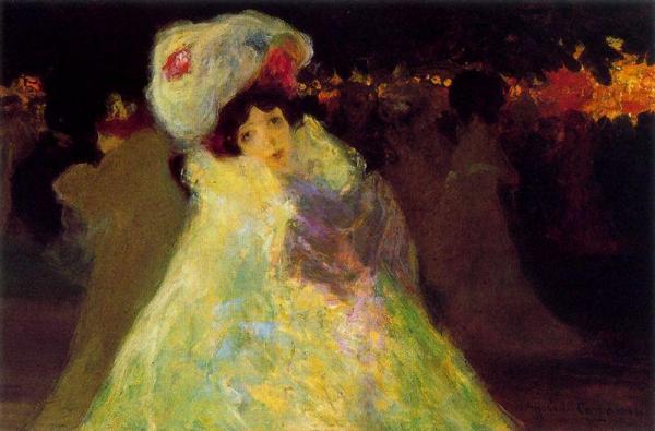 Paris At Night by Hermen Anglada Camarasa
