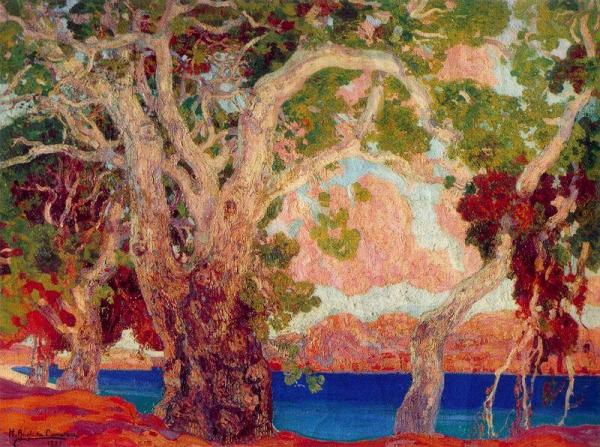 Pines In Formentor by Hermen Anglada Camarasa