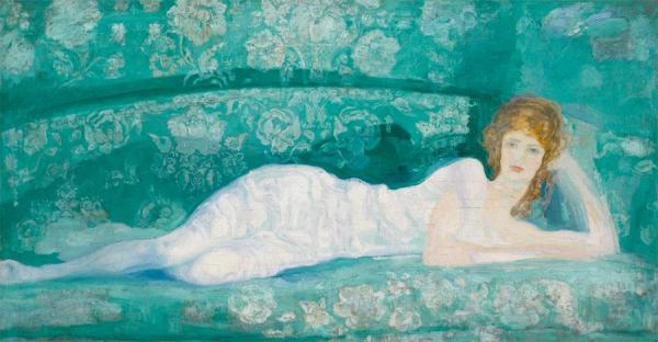Portrait Of Marianne Willumsen by Hermen Anglada Camarasa
