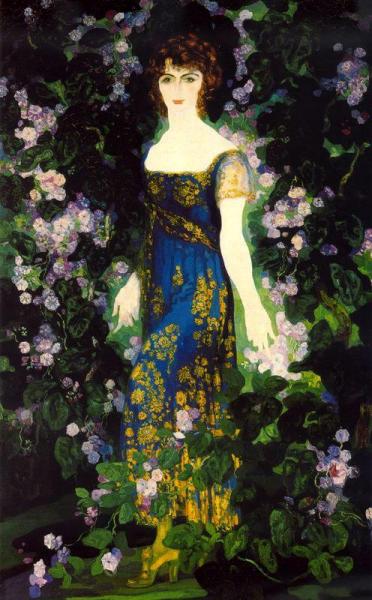 Retrato De Leticia Bosch, Duquesa De Dúrcal by Hermen Anglada Camarasa Oil Painting Reproductions