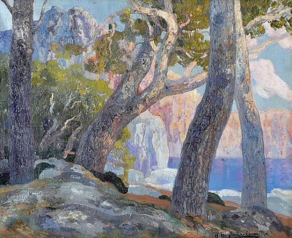Trees In Mallorca by Hermen Anglada Camarasa