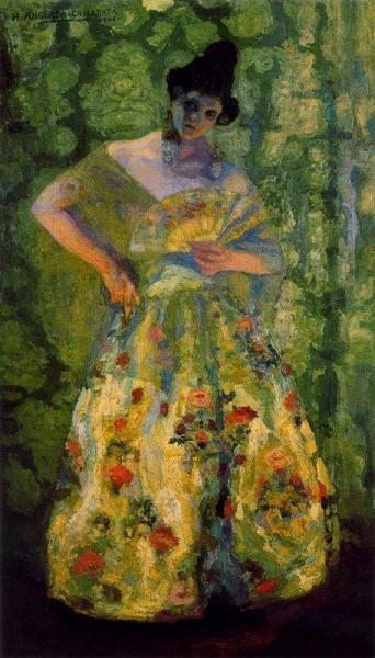 Valenciana Entre Dos Luces by Hermen Anglada Camarasa