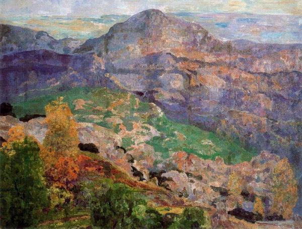 View From Montserrat by Hermen Anglada Camarasa