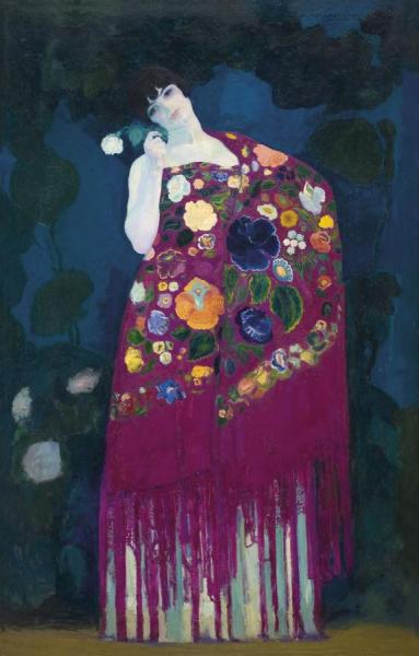 Woman Of Granada by Hermen Anglada Camarasa