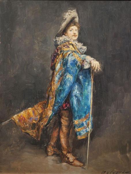 The Musketeer by Hippolyte F. Leon Duluard Oil Painting Reproductions