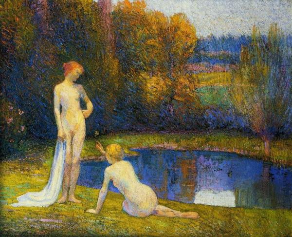 Bathers by Hippolyte Petitjean