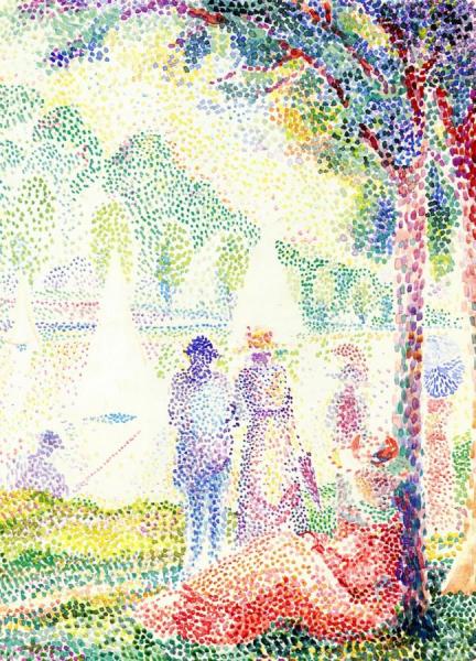 In The Park by Hippolyte Petitjean