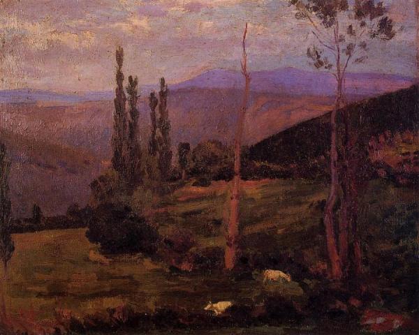 Landscape by Hippolyte Petitjean