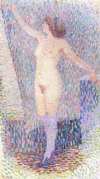 Nude With Veil by Hippolyte Petitjean