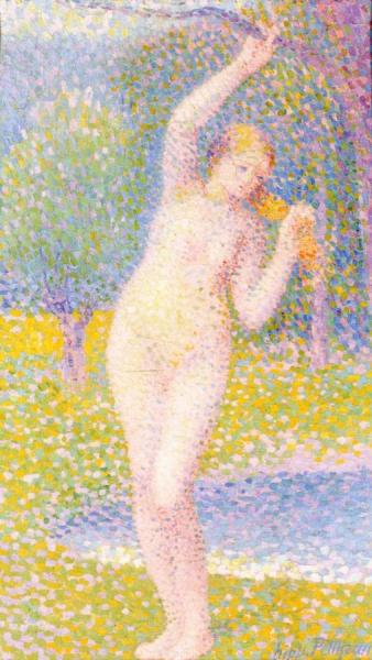Standing Female Nude by Hippolyte Petitjean