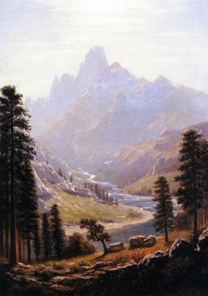Majestic Sierra Landscape by Hiram Reynolds Bloomer